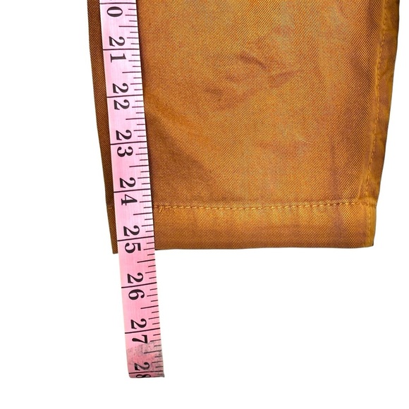 Free People Chino Loose Fit Pleated Pants Y2K Oversized Utility Size 26 - Picture 8 of 10